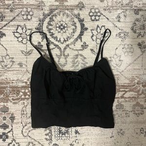 John Galt/ Brandy Melville ruched bust top